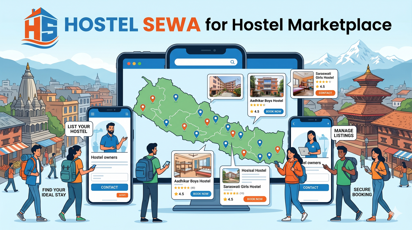 Two people shaking hands over a property deal